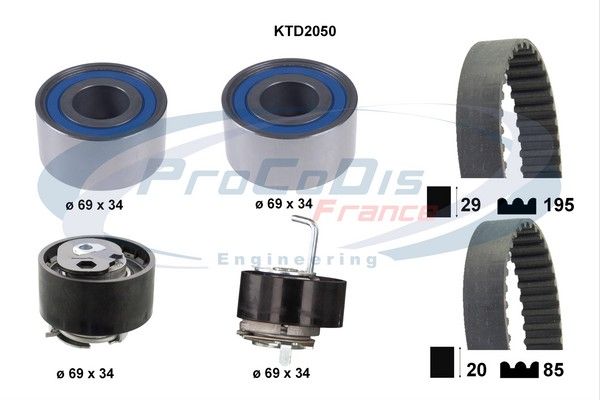 PROCODIS FRANCE Hammashihnasarja KTD2050